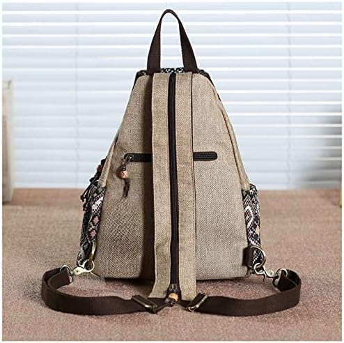 Mochilas de Huangguoshu para Women Sling Backpack Casual Backpack Convertible Para menina Boho Tarde a mão requintada mochila de