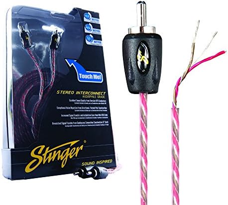 Stinger SI426 4000 Série 4000 Profissional 2 Channel RCA Interconexões RCA