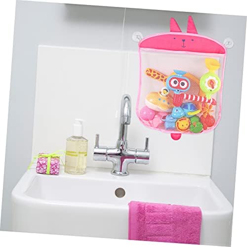 Bolsa de armazenamento Gafoki 2pcs Bolsa de armazenamento Bath Toys Bath Toys Organizador de armazenamento infantil para brinquedos Organizador de brinquedos de banheira para malha de banheira Produzir bolsa montada em parede Bolsa de malha de malha