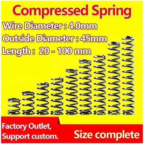 Hardware Pressão da mola mola 5 PCS Compressão Spring Pressão Retorno Fio de mola Diâmetro