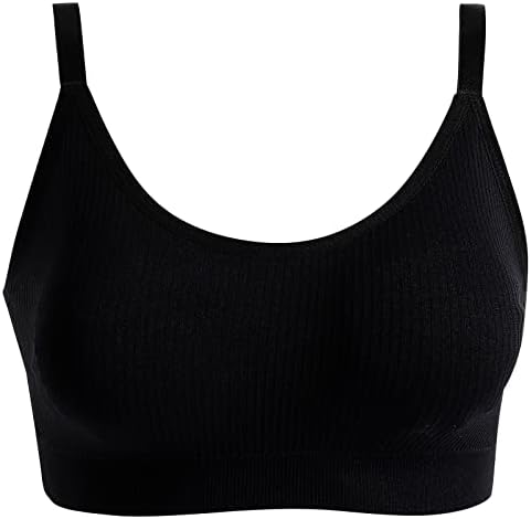 Beleza Back Sling Bra sem costura sem aço esportes de aço ioga Sleep Bra Removable Cups