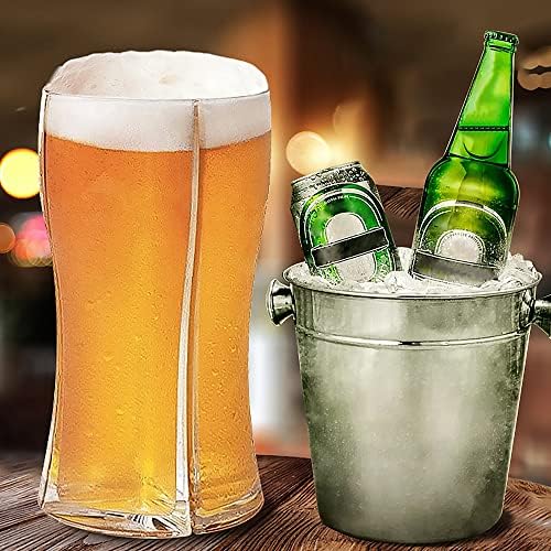 3 em 1 copos de cerveja com tampa dividida copos de cerveja de grande capacidade para amigos familiares Férias de