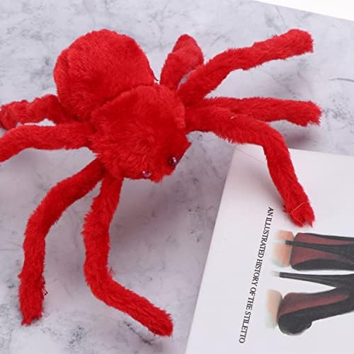 AMOSFUN Toy Spider 3pcs Halloween Spider Spider Plexh Plexh Red Spider Aps Spider Modelo Modelo