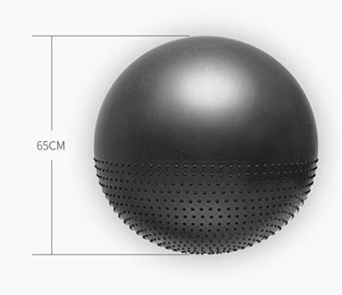 Dhtdvd Força estática Anti-burst bola com bomba, bola de equilíbrio corporal, bola de ioga, bola de estabilidade do exercício