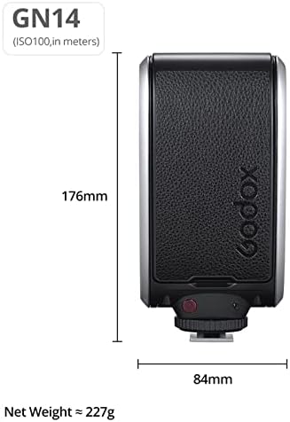 Godox Lux Lux Sênior Camera Retro Flash Compatível Câmeras Fujifilm, Canon, Nikon, Olimpo
