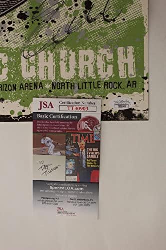 ERIC IGREJA Autograph 9x24 Poster de turnê de concertos - Sole, Sweat & Beers Tour North Little Rock, AR 12/6/12 C JSA com James Spence