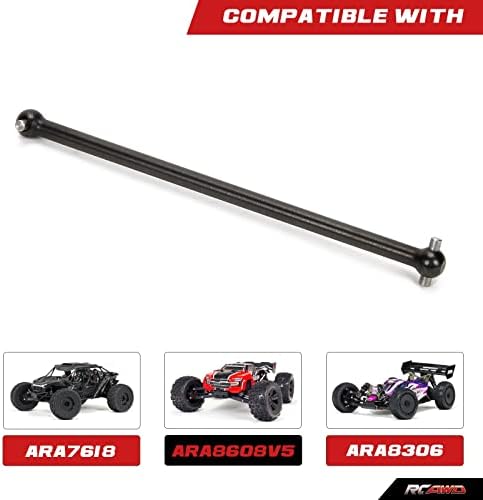 Rcawd Center Drive Shaft 116mm Dogbone para Arrma 6s, 1/8 pária Kraton Talion