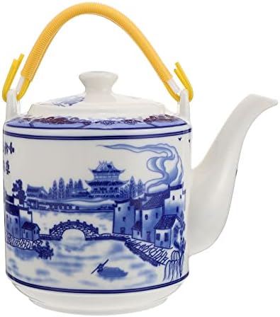 Vosareia Chá japonês Conjunto de chá de folhas de folhas soltas panela mais íngreme pane de chá chinês azul e branco