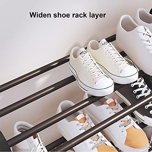 Stand para sapatos de sapato de 4 camadas de 4 camadas 8-12 Organizador de sapatos de pares de sapatos fáceis montagem