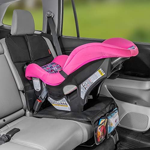 Bandeja de viagens para crianças com equipamento Lusso com a placa de apagamento seco + protetor de assento de carro,
