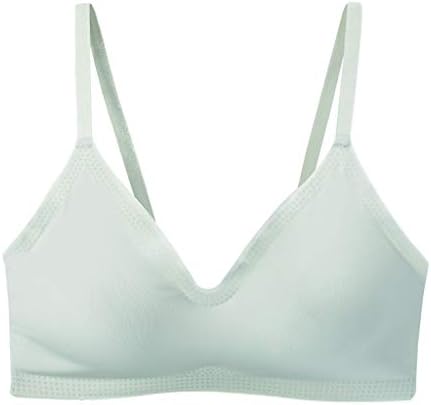 BRA MULHERES, JFLYOU Ladies Sports Sleep Sleep Bra sem anel de aço de calcinha de arame de gelo sem costura