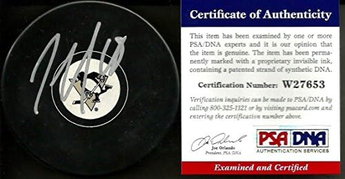 James Neal Pittsburgh Penguins assinou o hóquei automático PUCK PSA/DNA COA 2 - Pucks de NHL autografados