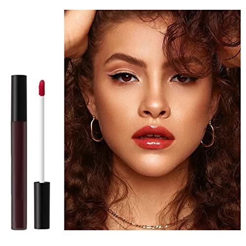 Velvet Liquid Lipstick Cosmetics clássicos à prova d'água Longa Longa brilho macio na maquiagem escura para meninas