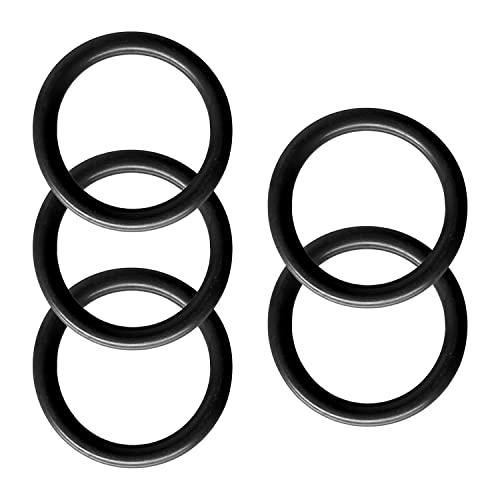 OTHMRO 5PCS Nitrile Rubber O-rings, 5,7 mm de fio DIA DIA 70mm Métrica de vedação métrica NBR arruelas de borracha para vedação de óleo ou ar, encanamento profissional, reparo de carro, conexões de ar ou gás preto preto