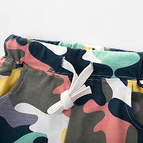 Loodgao Kids Boys Camuflage Shorts Bottoms With Pockets Summer Track Surfras calças quentes roupas de férias Playwear