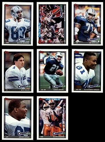 1991 Topps Dallas Cowboys quase completo conjunto Dallas Cowboys NM/MT Cowboys