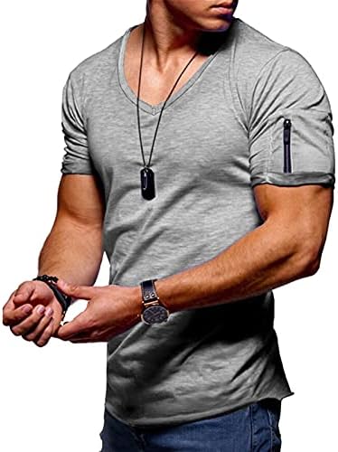 Masculino de manga curta camisetas musculares trepadeiras de moda encaixadas no bodybuilding