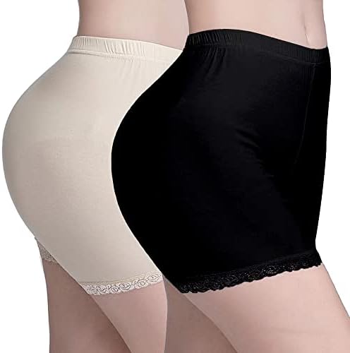 Vinconie slorts shorts Mulheres Leggings curtos shorts anti -atitude para under vestidos