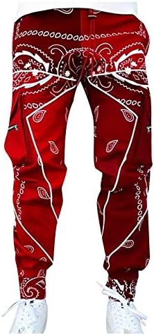 Calça de carga masculina de qtocio calças de trabalho de calça refletiva de roupas de techw hop harem punk jogging punk