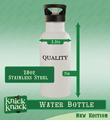 Presentes de Knick Knack Gett's Shoveling? - 20 onças de aço inoxidável garrafa de água, prata