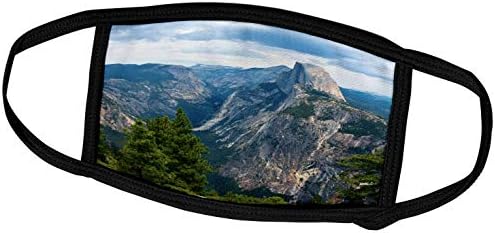 3drose Danita Delimont - Montanha - Califórnia, Yosemite NP, Half Dome, North Dome e Monte Watkins. - Máscaras