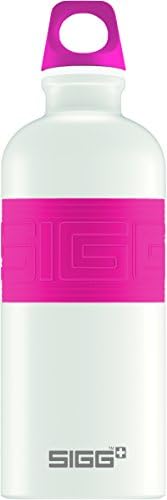 Garrafa de água de toque puro sigg cyd, branco/rosa, 0,6 l