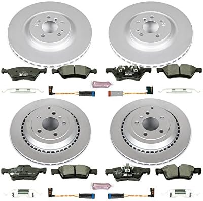 Power Stop Esk4082 Kit de freio de parada de parto e euro traseiro e traseiro