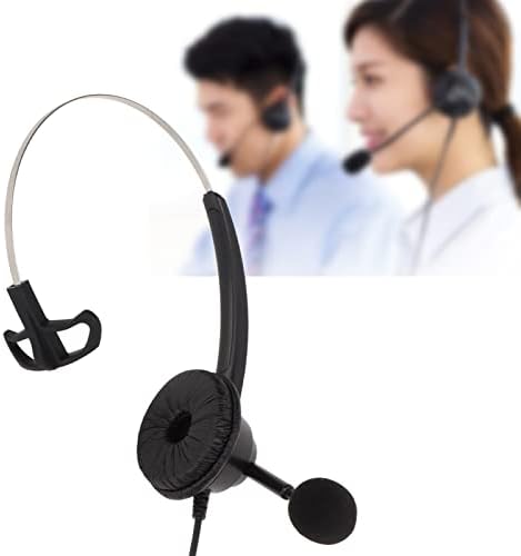Fone de ouvido comercial dauerhaft rj9, diálogo claro monaural H360-rj9-mv RJ9 fone de telefone telefônico resistente com microfone para call center