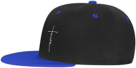 Faith Cross Cross Logo Unissex Baseball Cap para crianças meninas meninas Capinhas de caminhão cristão para criança