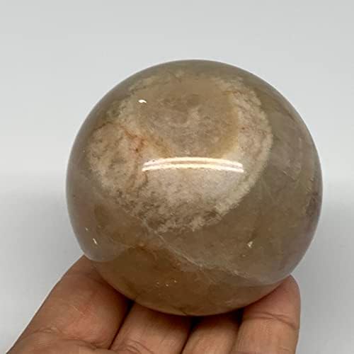 445G, 2,5 , 64mm, Sphere Natural Fluorite Ball Crystal Gemstone, polido, decoração de casa, @madagascar colecionável, B25391