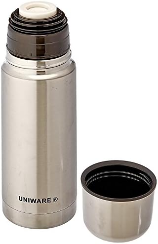 UNIWARE 2403 Flask de aço inoxidável vermelho/azul/prata com caixa 350/500/1000 ml