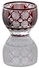 Yamashita Craft 45015660 Kiriko GUI Cup, Gift Set, Red, 4,9 x 4,9 x 1,3 polegadas, bishimaru crista