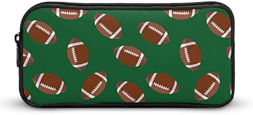 Rugby American Football Lápis Case Big Capacate Bolsa Marcador de caneta Saco de lápis para adolescentes adolescentes da escola