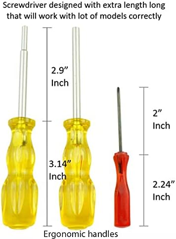 Design especial Dicas magnéticas Chave de fenda GameBit 3,8 mm 4,5 mm + Chave de fenda de segurança Triwing Kit + parafusos para