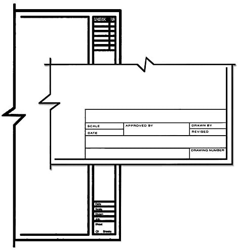 Clearprint Vellum Sheets com bloco de título de engenheiro, 24x36 polegadas, 16 lb., 60 gsm, 1000h algodão, 100