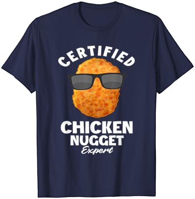 T -shirt Certified Chicken Nugget - Nuggets de frango engraçado