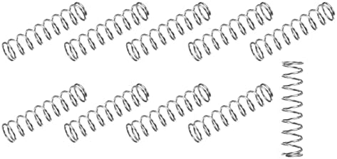 Metallixity Compression Springs 20pcs, 304 Extensão de aço inoxidável Mola - Para reparos domésticos da loja, projetos de bricolage,