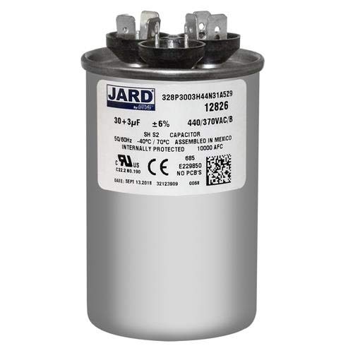 30 + 3 x 370 ou 440 VAC RONATE ROUN RUN CAPACITOR POR JARD 12826