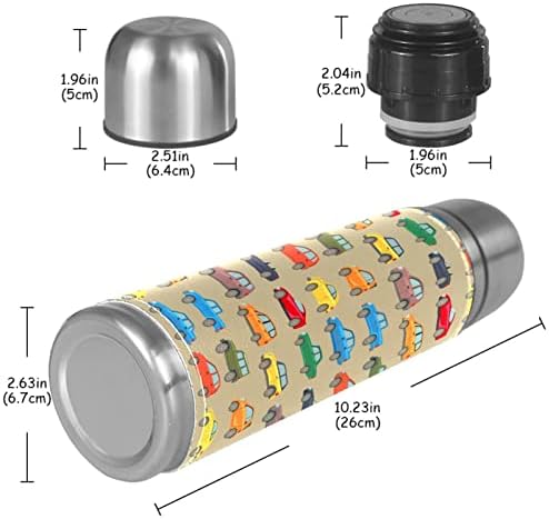 Caneca de café, términa, caneca de viagem, copo de café, caneca de café isolada, carro colorido de desenho animado