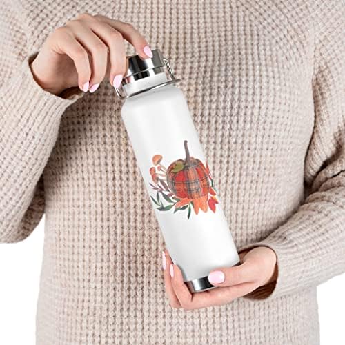 Garrafa isolada de cobre Vaccum 22oz inspirador abóbora Ação