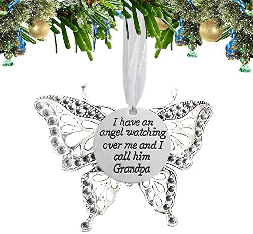 Pingente de Natal Butterfly personalizada decoração familiar decoração de árvore de Natal Presentes criativos para comemorar o amor