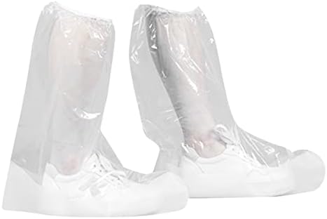 Soimiss 1 par tampas de sapatos descartáveis ​​botas descartáveis ​​cobrem capas de pés descartáveis ​​protetor branco