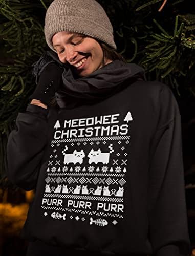 Papai Noel Claws Sorto Mulheres Adolescentes Cat Cat Feio Christmas Sweater Style