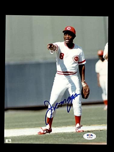 Joe Morgan PSA DNA assinado 8x10 Foto Autograph Reds - Fotos autografadas da MLB