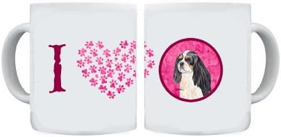 Tesouros de Caroline SC9120PK-CM15 Cavalier Spaniel Lavagem de louça Segura MicrowAvable Creamic Coffee Caneca de 15 onças, 15 onças, multicolor