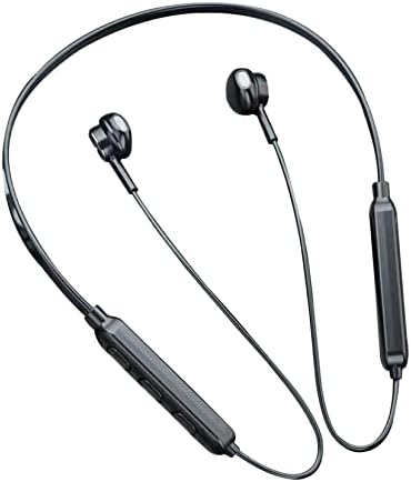 Fone de ouvido de pescoço Bluetooth 5.0 sem fio, redução de ruído, fones de ouvido de esporte magnético universal para pescoço para jogos de esporte eletrônico para jogos eletrônicos