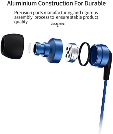 Os fones de ouvido com fio E80C SoundMagic com microfones hiFi estéreo audiófilos fones de ouvido isolando em fones de ouvido FIT