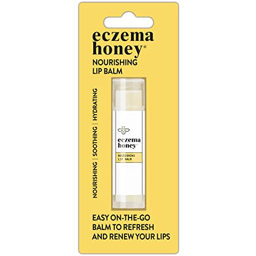 Eczema Honey Nourishing Lip Balm - Reparo natural para lábios rachados seco - Hidratante Chapstick e Tratamento de Máscara