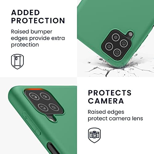 Case Kwmobile Compatível com a caixa de Samsung Galaxy A12 - TPU de protetor de proteção suave e suave