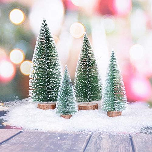 Mini árvore de Natal Bold Stick White Cedar Desktop Pequeno Árvore de Natal Presentes de Natal Ornamento
